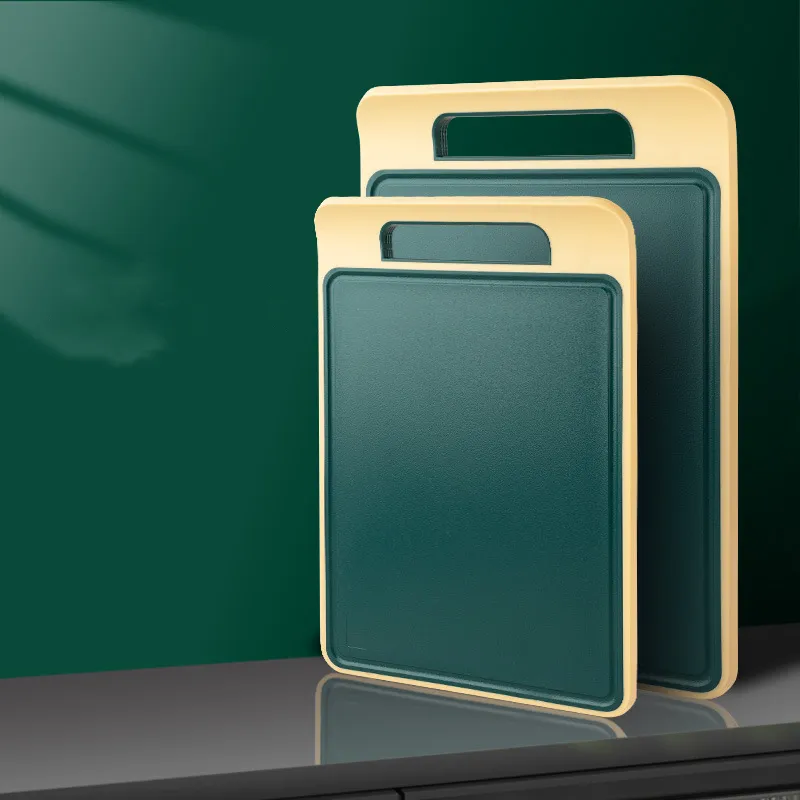Kitchen Chopping Board Plastic Rectangle Ag+ Anti-bacterial Cutting ...