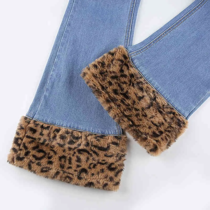 Leopard Fur Jeans (3)