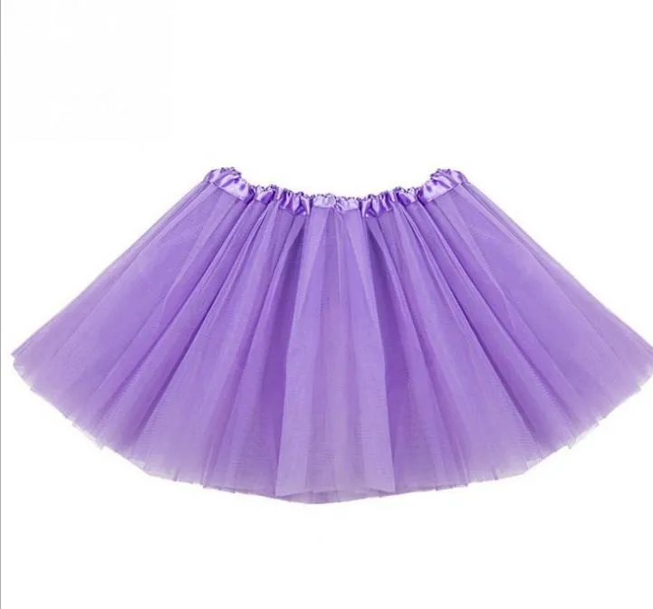 18 Farben Top Qualität Bonbonfarbe Kinder Tutus Rock Tanzkleider weiches Tutu Kleid Ballettrock 3 Schichten Kinder Pettiskirt Kleidung