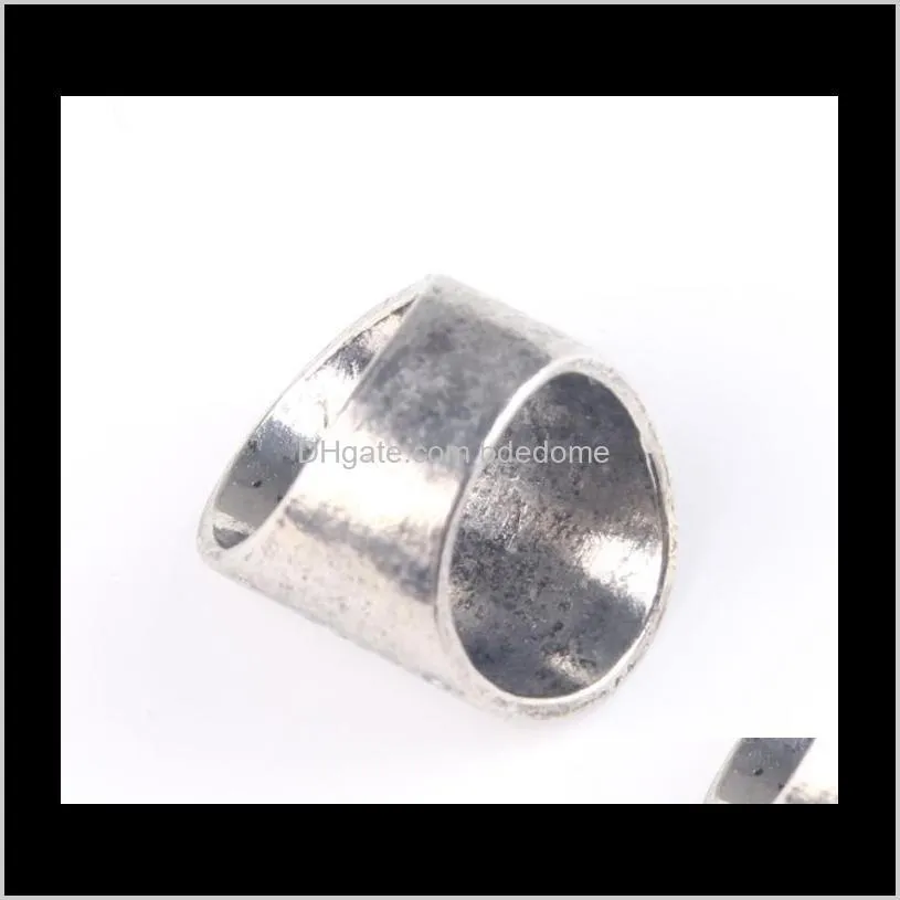 blingbling vintage engraving geometric totem ring bohemian ring wide version four models to choose from! jewelry wholesale