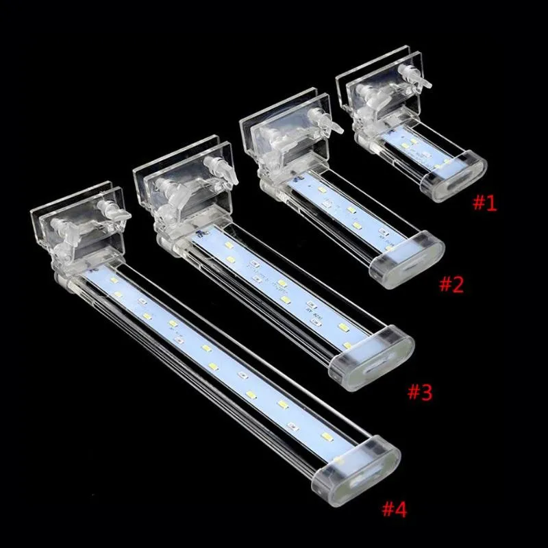 Aquariums Lighting Aquarium Fish Tank LED Clip Light Blue/White