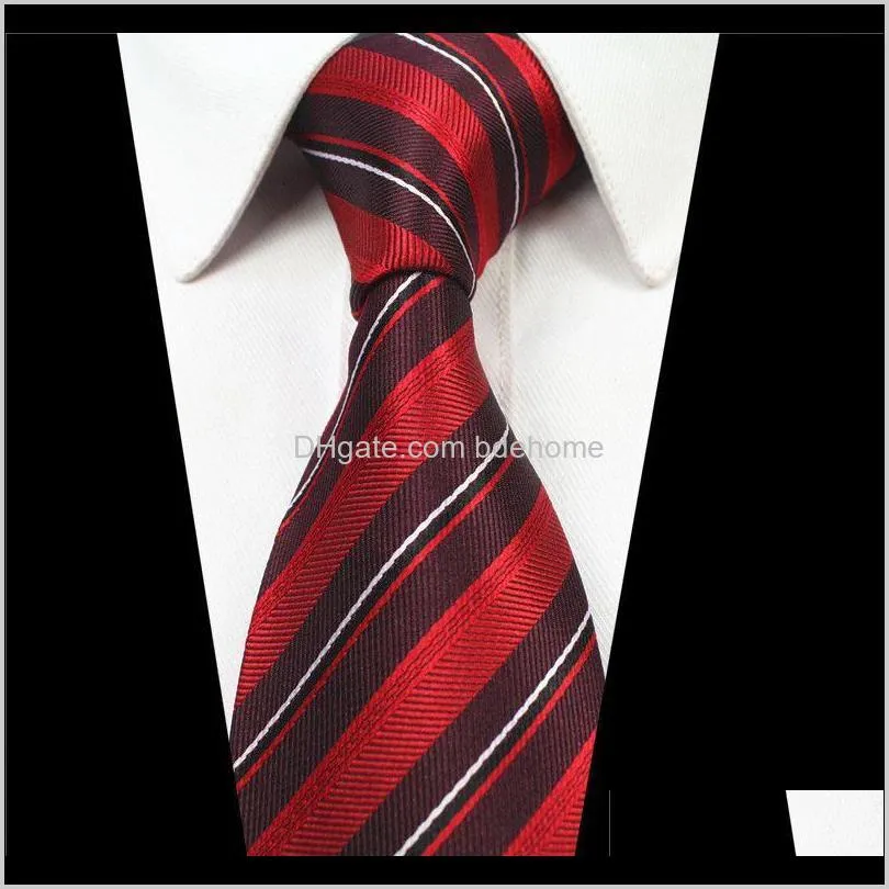 designer mens ties 38 design silk neck ties 8cm plaid & striped ties for men formal business wedding party gravatas 22 q2