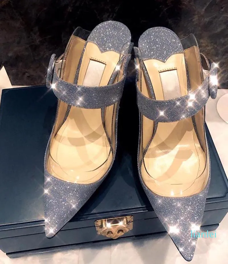 Clear discount plastic mules