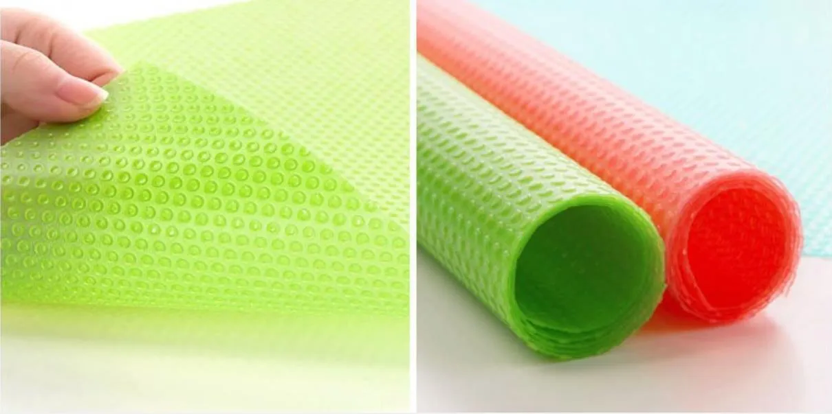 Tableware Waterproof Refrigerator Pad Fridge Mat Anti-fouling Vegetable Fruit Pad Kitchen Table Mats 45cm x 29cm