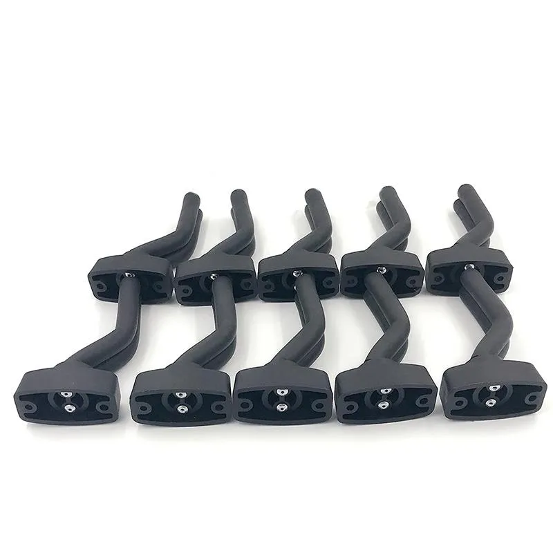 10Pcs Guitar Stand Hanger Holder Hook Rack Montaggio a parete Home Studio Display per ganci per basso Rails234K