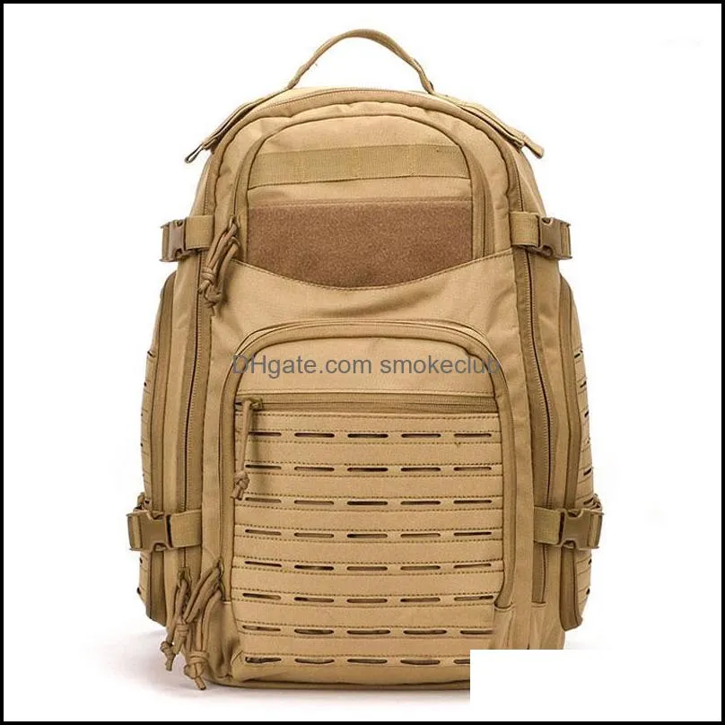 Sport Utomhus Outdoor Bags Camouflage Tactical Ryggsäck Klättring Jakt Kam Vandring Resväska Army Fan Stor kapacitet Backpack1 Drop