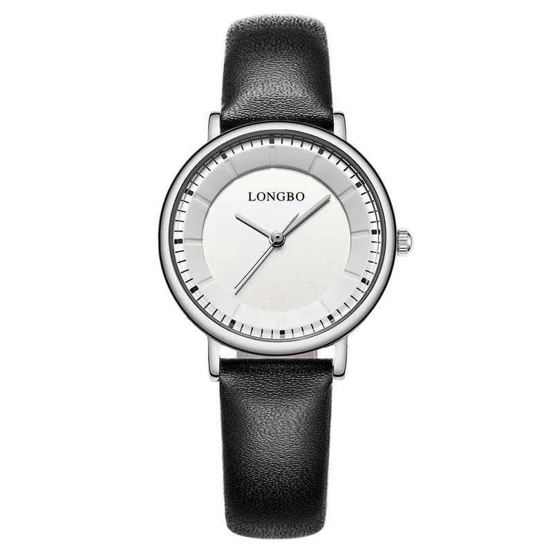 lmjli - LONGBO hommes montre à quartz de luxe mode décontractée montres en cuir hommes femmes couple montre sport montre-bracelet analogique 80238 montre pour hommes