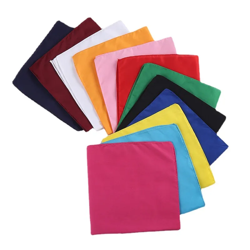 Vente chaude 12 PCS DIY graffiti à la main Coton Mouchoirs Colorés créateur de mode blanc 30 * 30 cm serviettes en plein air foulard support imprimé logo