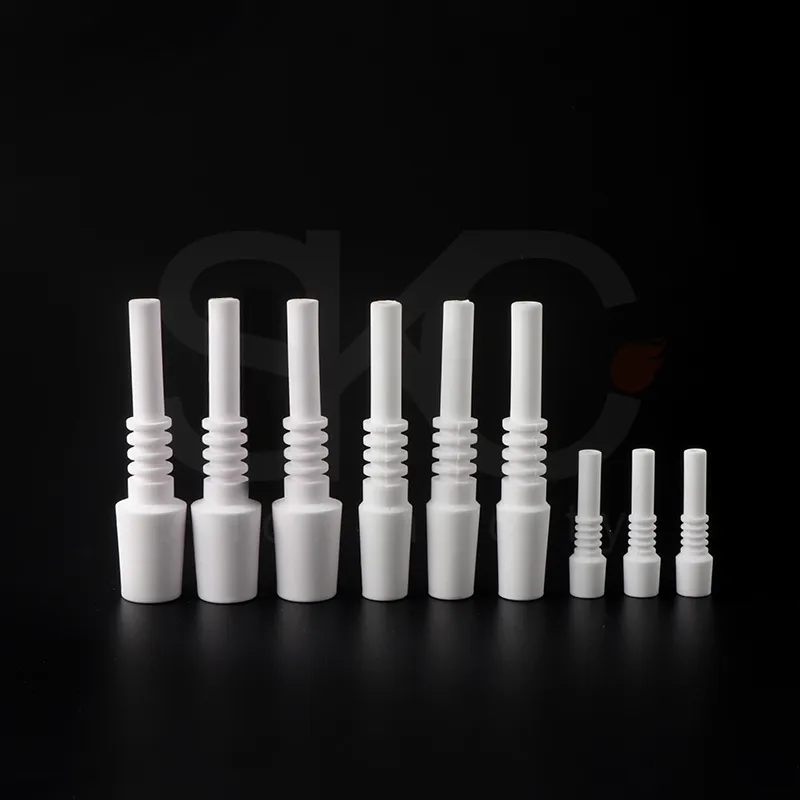 Hochwertige Rauch 10mm 14mm 18mm Mini Keramik Nagelspitze NC Kits für Glasbong Rohr Dab Rig