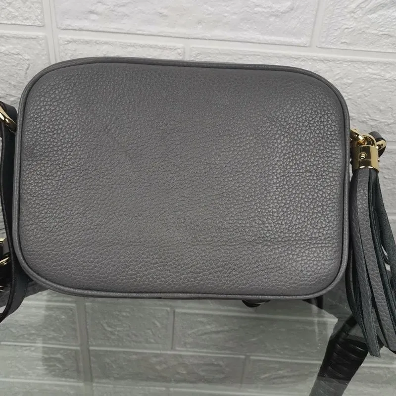 High Quality Cowhide Leather Handbags Purse Women Handbag Tassel Camera Bags Soho Crossbody Messenger Bag Interlock Letter Shoulder Bags