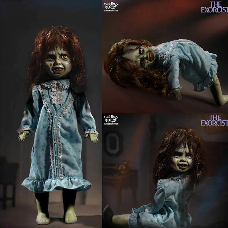 Mezco Living Dead Dolls L Esorcista Terrore Film Action Figure Giocattoli Bambola Spaventosa Horror Regalo Halloween 28 cm 11 pollici Q07222633725