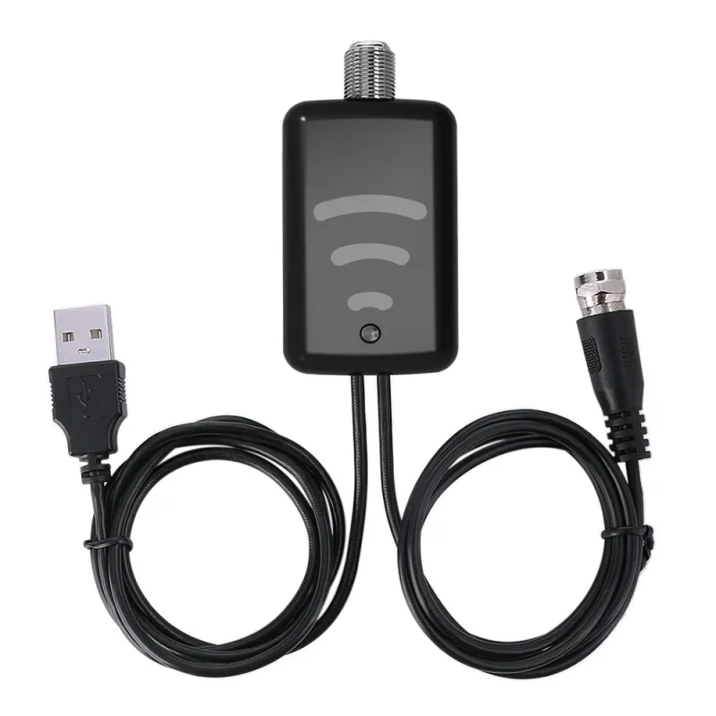 Amplificatore Di Segnale Per Antenna TV Interna Nicoone – 25 DB Di Guadagno, Si Collega Via USB, Migliora Ricezione VHF/UHF E Riduce Il Rumore