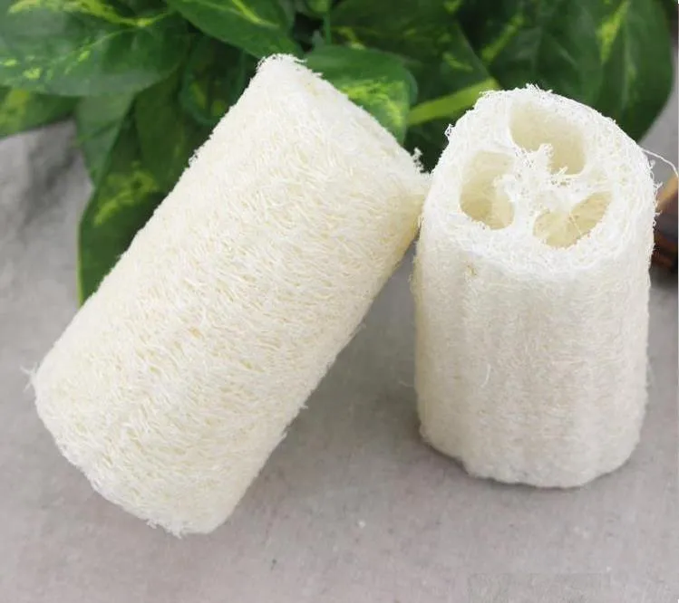 5 pollici naturale appiattire luffa spazzola per la pulizia dei piatti palla per lavare i piatti luffa spugna bagno doccia strumento SN2551