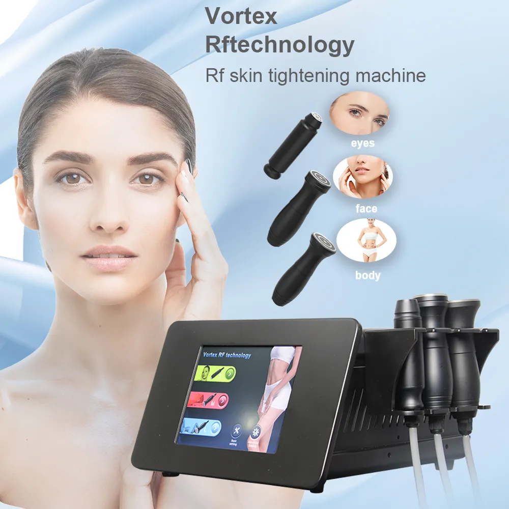 Radio Frequency Skin Tightening Machine with 3 Handles Quantum