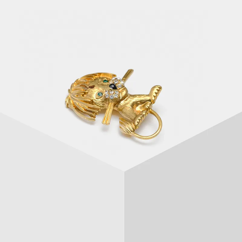 Amorita Boutique Design Golden Lion Brosches