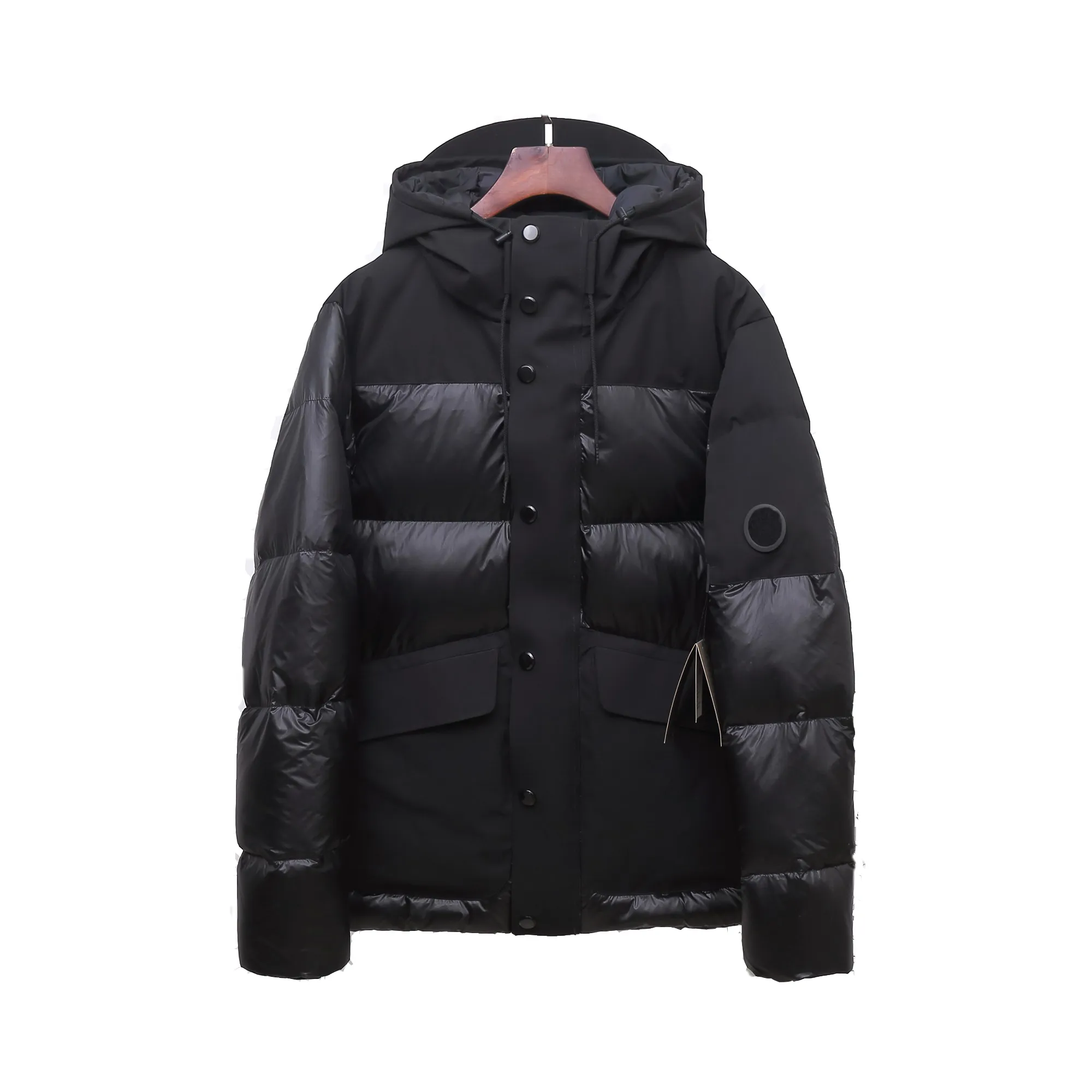 British Style Designer Luxury Mens Down Jacket North Winter Hooded