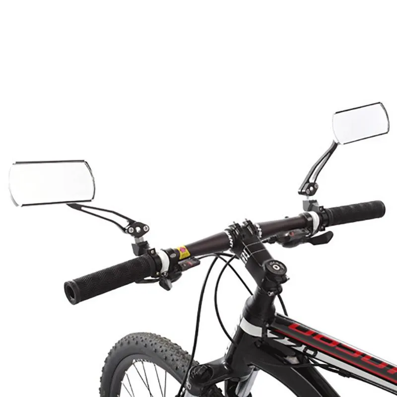 Gruppi bici Specchietto retrovisore da montagna Leggero in lega di alluminio Accessori per la vista posteriore di sicurezza per biciclette