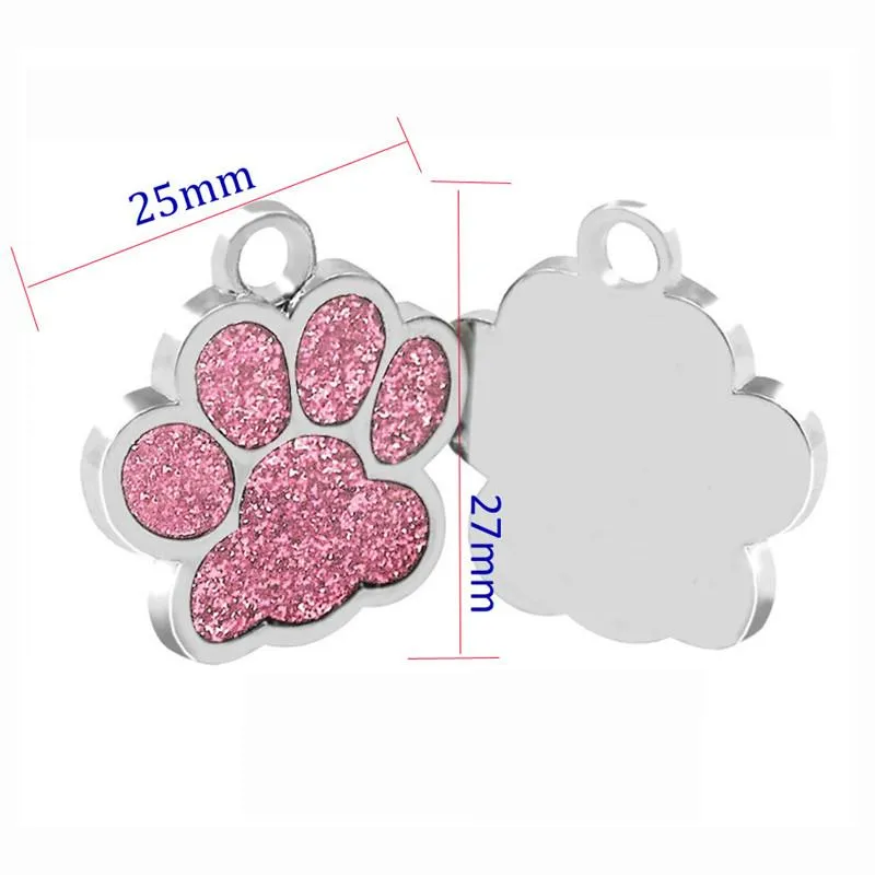 Anti-lost Puppy Dog ID Tag Personalized Dogs Cats Name Tags Collars Necklaces Engraved Pet Nameplate Accessories RH3927