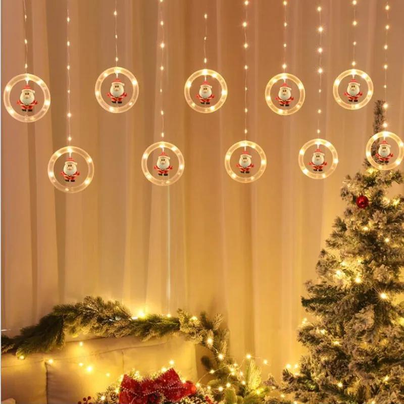 Noël Led Guirlandes Lumineuses Pour Chambre ChristmasDay Fenêtre