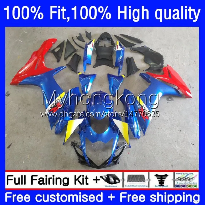 OEM Body for Suzuki GSXR750 GSXR 600 Blue Red Blk 750 CC 600CC 2011 2012 2013 2014 2015 2016 2017 23NO.73 GSXR-600 750CC GSXR600 K11 11 12 13 14 15 16 16 16 Injection Fleating