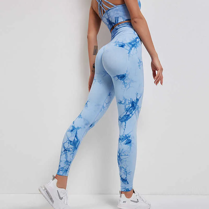 Tie Dye Seamless Push Up Seamless Workout Leggings For Women Booty Lifting Workout  Pants For Gym, Running, And Fitness 210820 From Cong04, $15.01