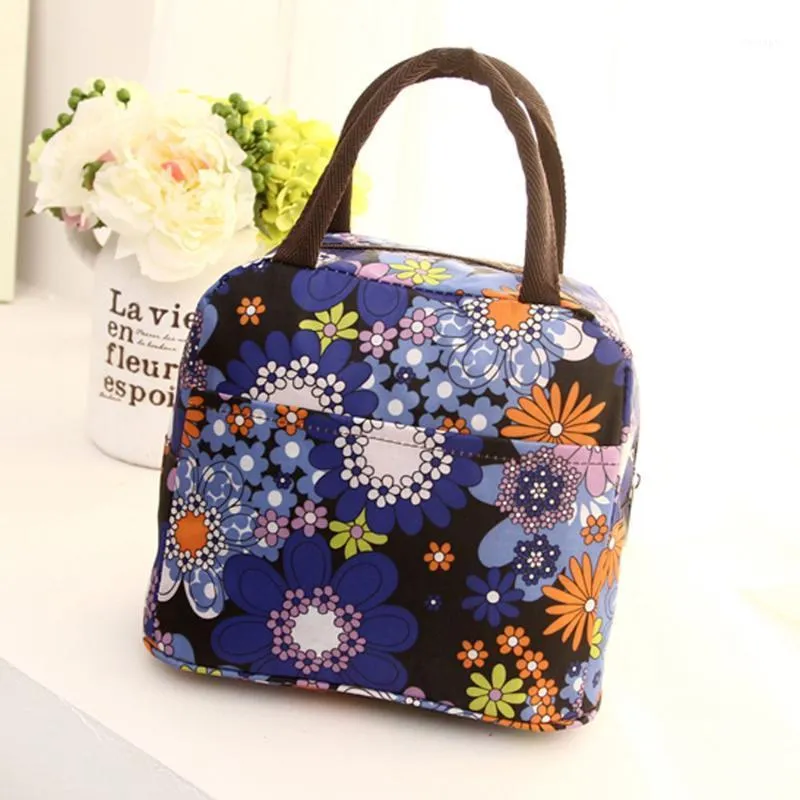 Storage Bags Thermal Insulated Tote Picnic Lunch Cool Bag Cooler Box Handbag Pouch BK