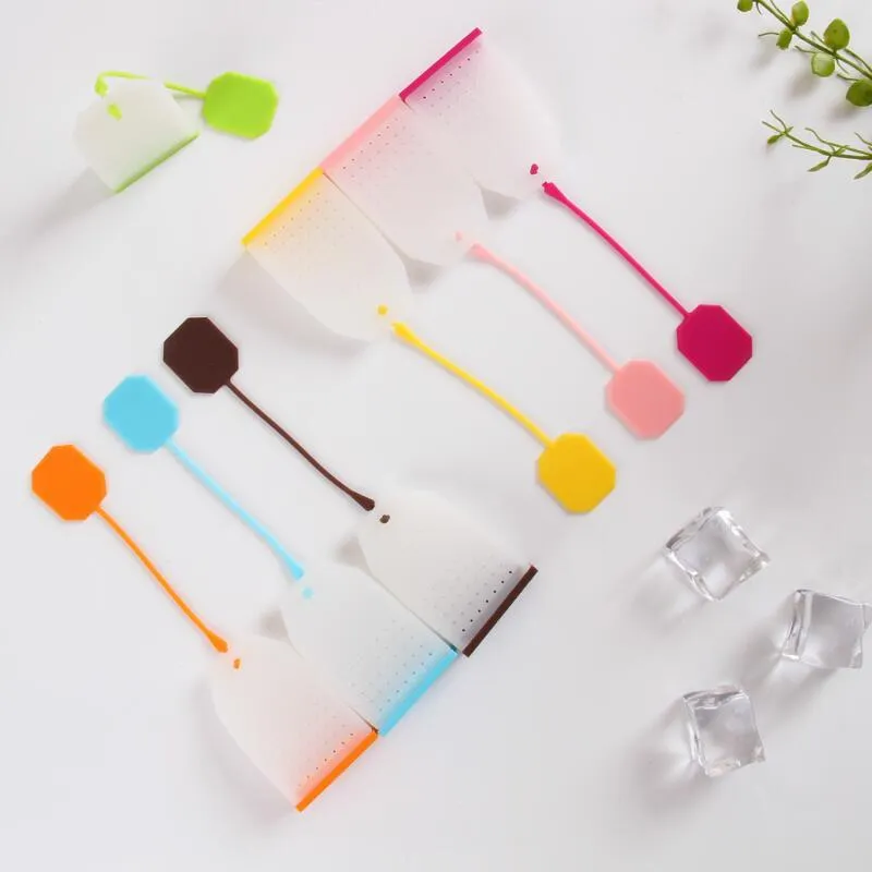 Bag Tea Strainer Bags Creative Cute Food Grade Silicone Loose-Leaf Tea Infuser Filter Diffuser Fun Cartoon Tea Strainer