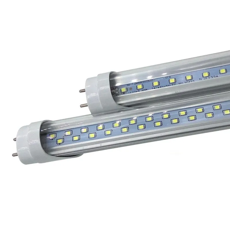 4ft led أنبوب 22 واط 28 واط دافئ بارد الأبيض 1200 ملليمتر 4ft smd2835 96pcs / 192pcs السوبر مشرق أدى المصابيح الفلورسنت AC85-265V ul