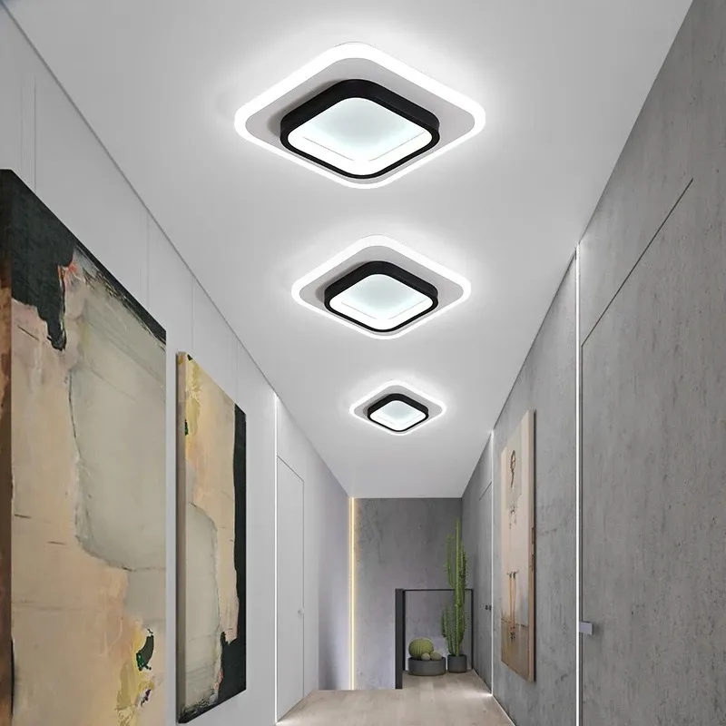 Nordic Aisle LED Sufit Light do Sypialni Dekoracyjne 20W 220 V Kitchen Kitchen Haldways Korytarz Lights Le-301