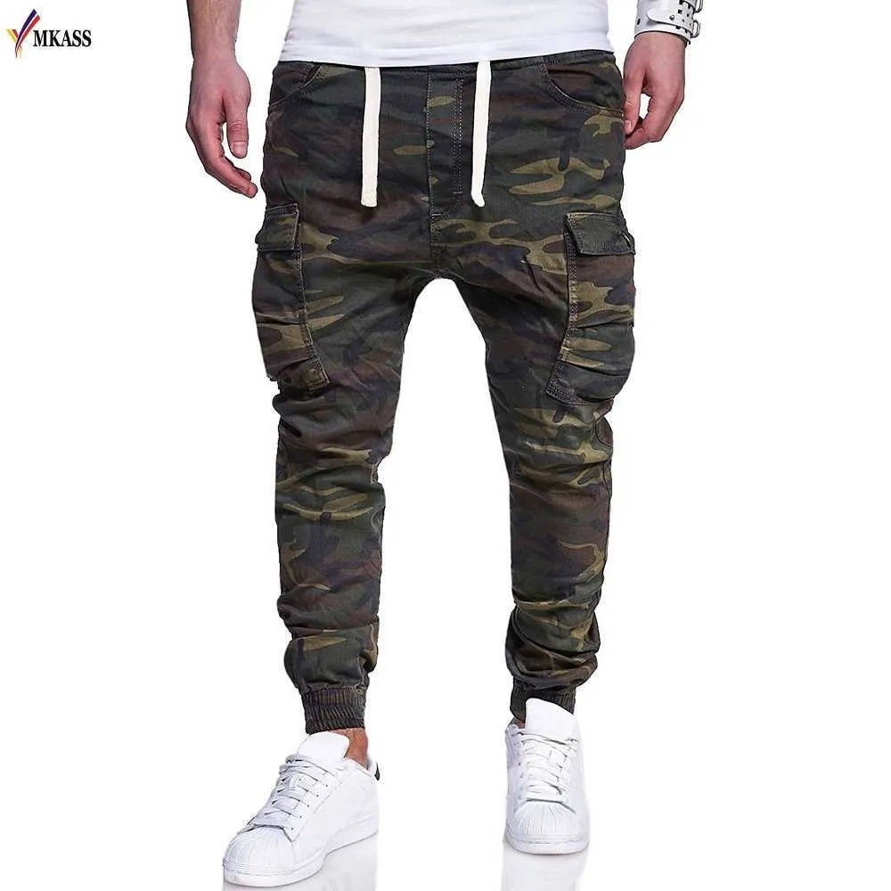  Hot Casual Camouflage Pants Hip Hop Harem Joggers Pants Male Trousers Mens Joggers Sweatpants Plus Size 4XL