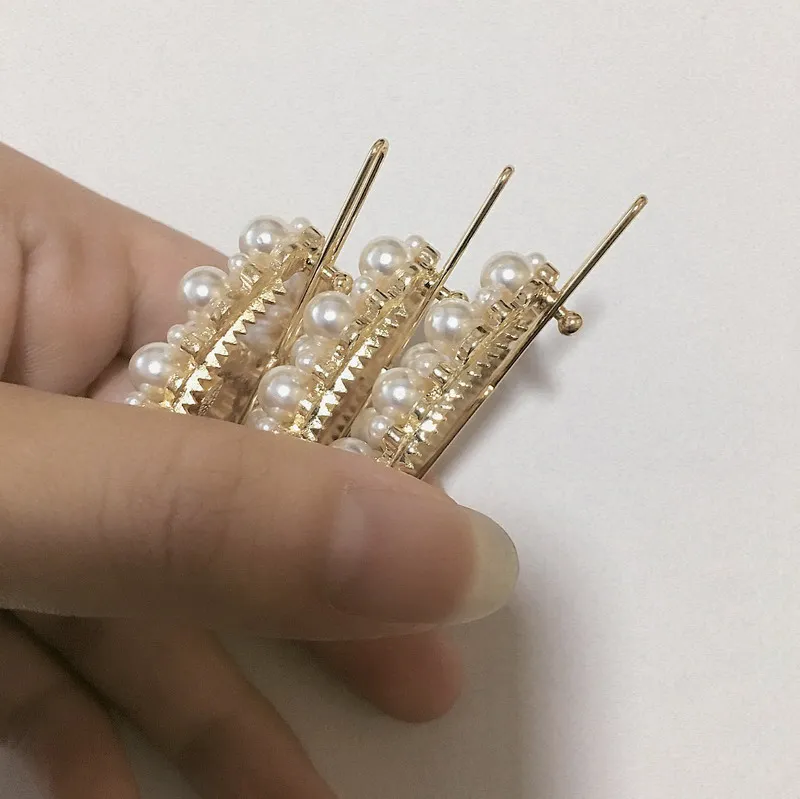 4.5x3 cm Moda Inci Alaşım Barrettes Kurbağa Klip Mektup Saç Klipler Bayanlar Için Favori Tokalar Headdress Takı Aksesuarları VIP Hediyeler