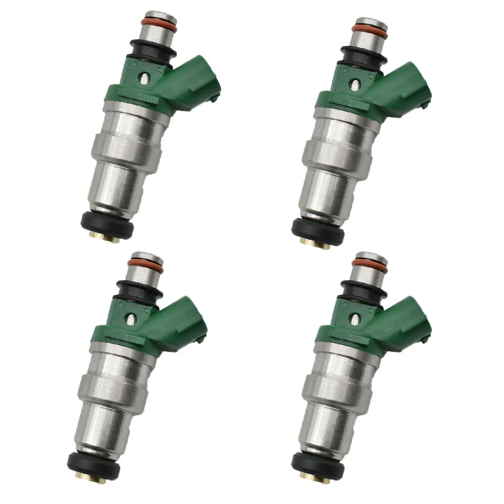 4 pcs 23250-11110 Injetores de Combustível para Toyota UE Starlet 1996 Corolla 1995 1.3L 4E-Fe Tercel 1994 Paseo 1994 ~ 1995 1.5L 5E-Fe