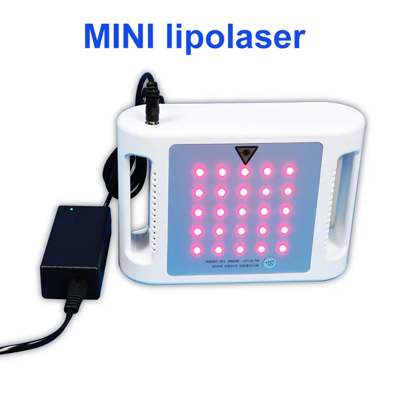 Mini Lipo Laser Slanke Machine 25 och 36 Dioder Pad Hem Använd Fett Minska Lipolerer Pads Slim Utrustning