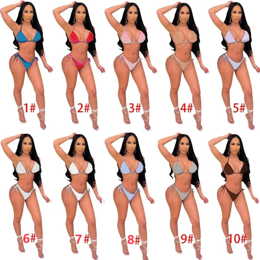 Nuove donne estive Bikini Costumi da bagno Moda Costumi da bagno ragazze bikini Costumi da bagno Bellissimo costume intero lettera costume da bagno 4730