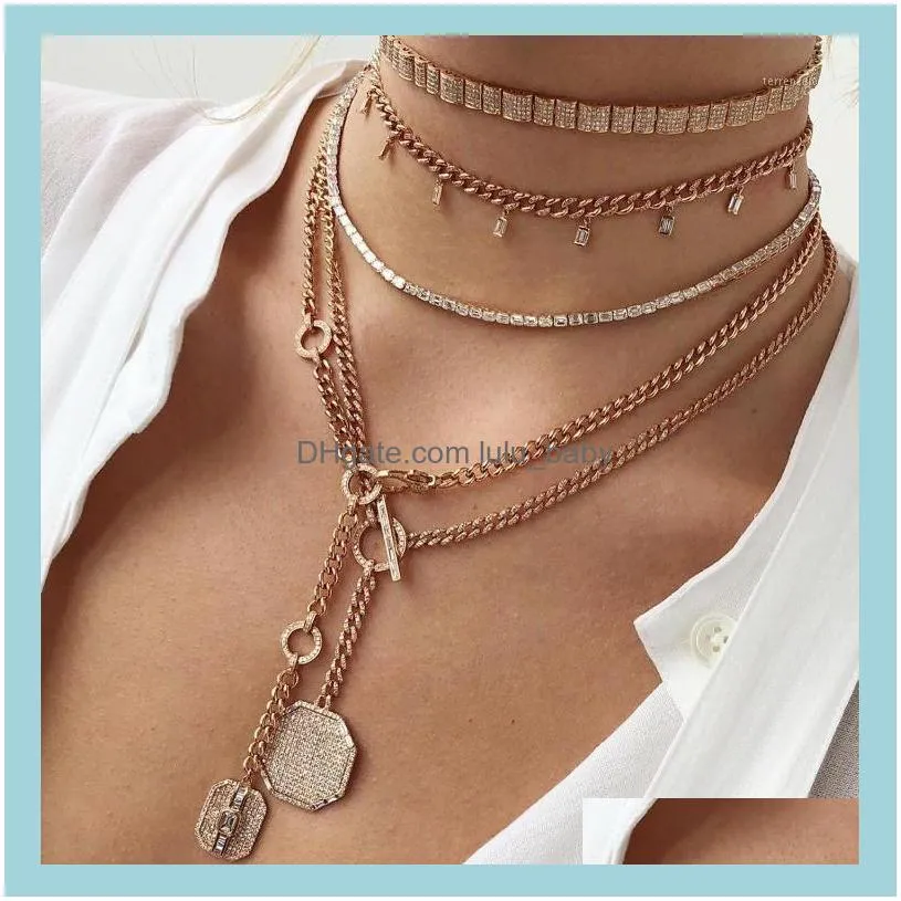 Łańcuchy biżuteria jankelly moda niebieski cZ długi naszyjnik słynny lepszy biały złoty kolor kryształowy naszyjniki wisiorki dla