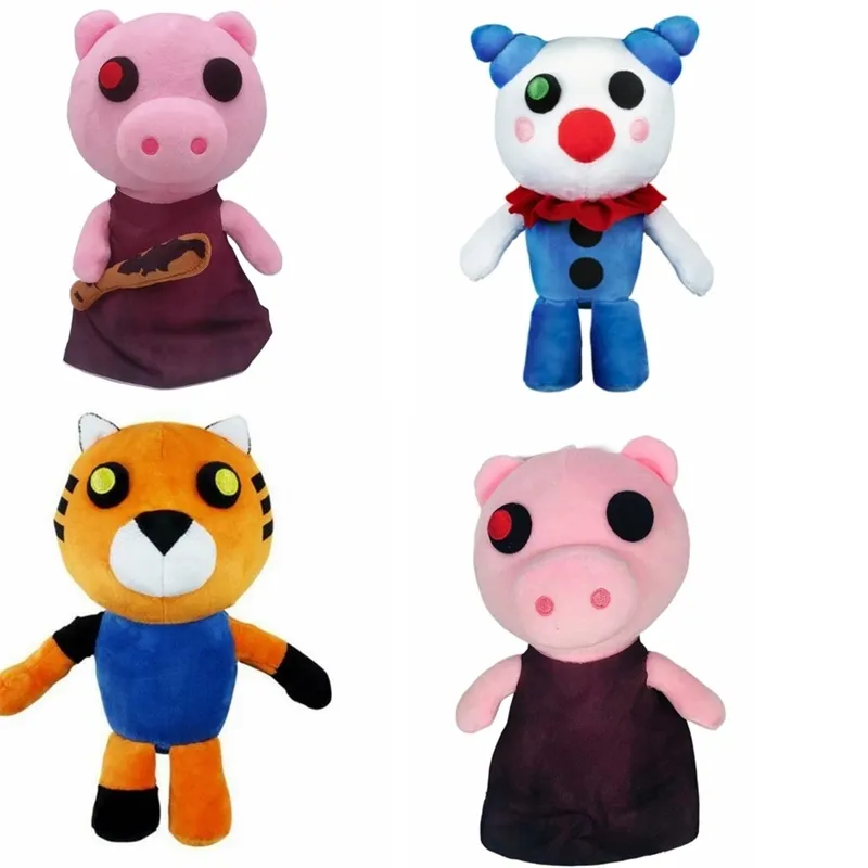 Compra online de Roblox Piggy Bonecos de pelúcia Porco Tigre Palhaço Forma  Peluche Brinquedo de pelúcia macio Figura de ação Presentes para crianças