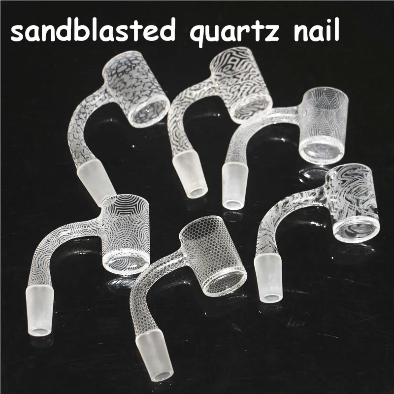 Полный песочный кусочек Quartz Banger Welding Nails для курения водопроводной трубы масла.