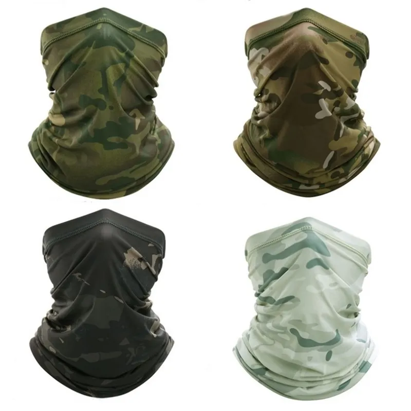 3d bezszwowa magiczna opaska kamuflażowa szyi geterowa twarz pokrywa głowy na zewnątrz Balaclava Bandana Ochrona UV Biker Pokrywa Szalik 670 Z2