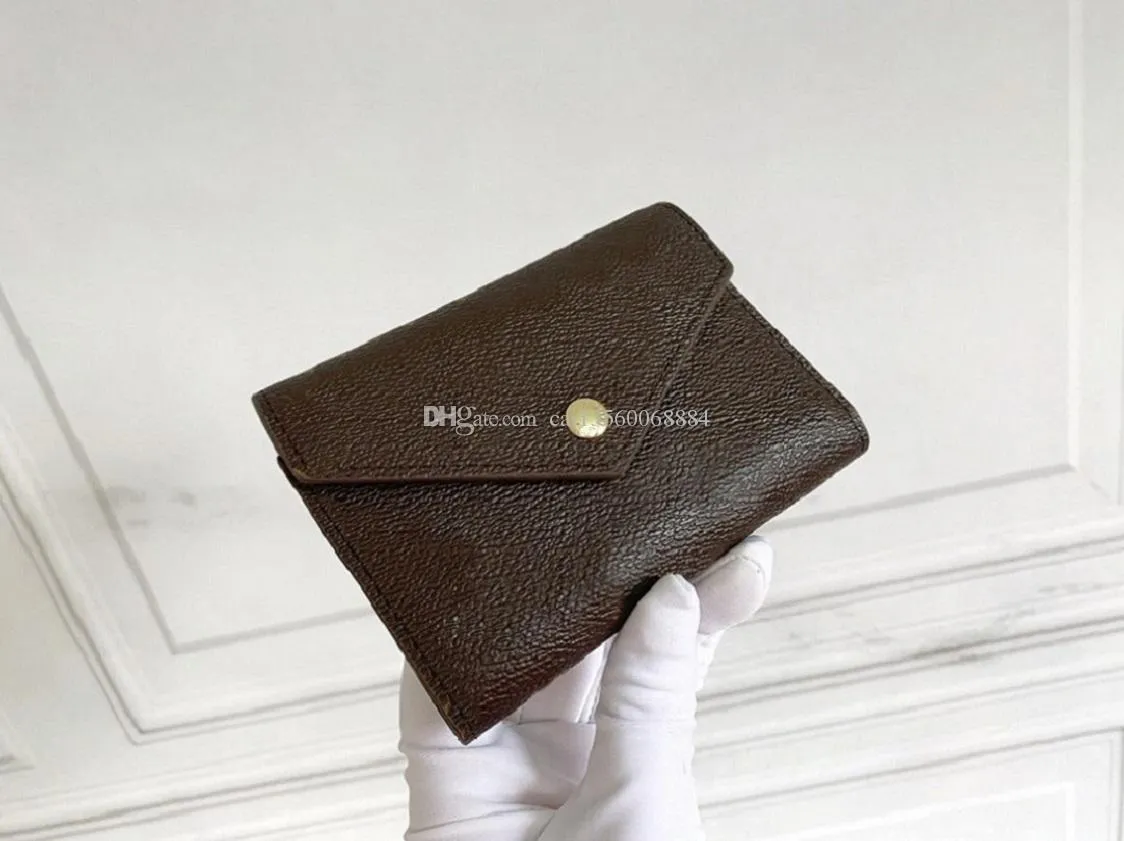 Original High Quality Luxurys Designers Wallets Purse Fashion Short Victorine Wallet Classic Zipper Pocket Pallas Bag Card Holder Purses