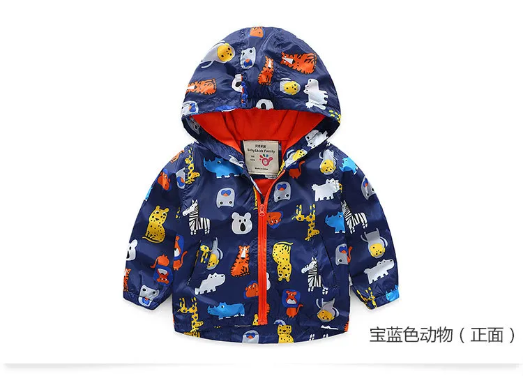  Spring Autumn 2-10 Years Children Sports Long Sleeve Baby Tops Outwear Full Print Cartoon Kids Boys Outdoor Hooded Jacket (29)