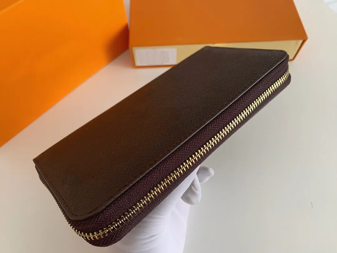 Роскошный дизайнерский кошелек кошелька кожа длинно у бассейна Wome Clutch Card держателя моды на молнии.