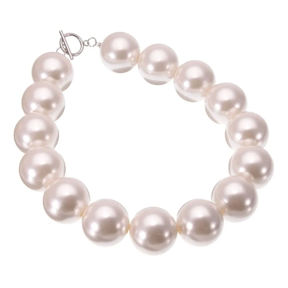 ◆ITZAVIBE◆ iac21007chain white pearl choker i-ac21-007 Amazon.com: Iaceble Boho Bow Pearl Choker Necklace White