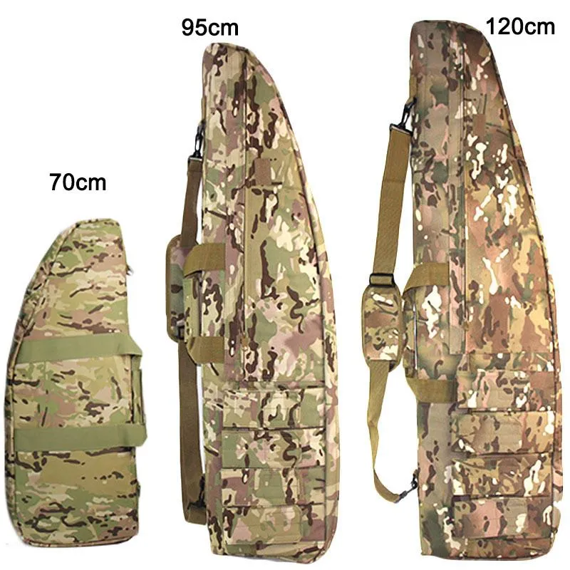 Stuff Sacks 70cm 95cm 120cm Gun Bag Tactique Militaire Fusil Étanche Transportant Sac À Dos Épaule Cas En Plein Air Chasse Accessoires