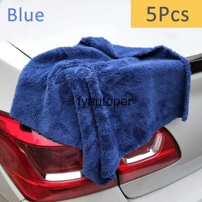 350GSM Premium microfibre voiture détaillant Super AbsorbentTowel Ultra doux sans bord lavage séchage serviette 40X40CM livraison directe