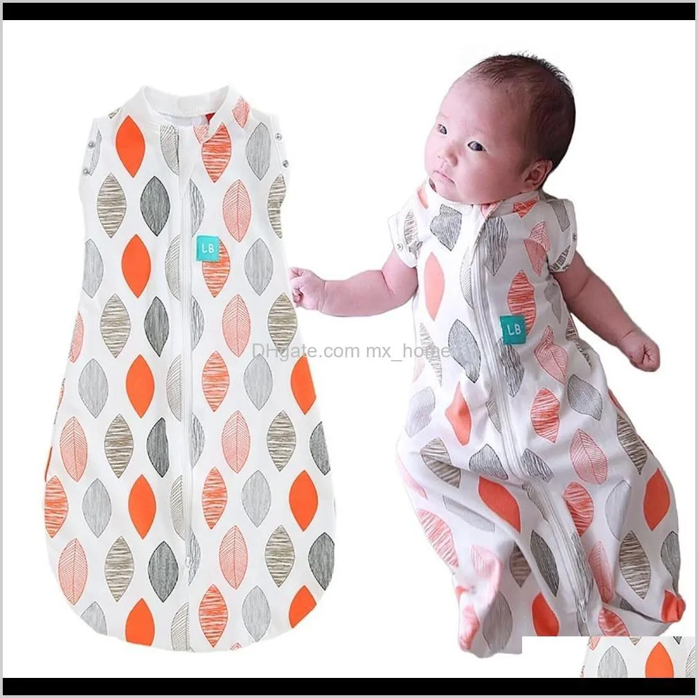 infant cocoon baby sleeping bag envelope for newborns cotton 2 zipper sleep bag boys/girls sleepsack baby bedding accessories 201104