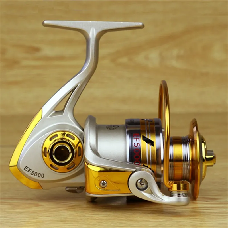 Ny Spinning Fishing Reel 5.5: 1 Fiskehantering Pesca Reel Feeder Carp Fiskehjul EF1000-7000 640 Z2