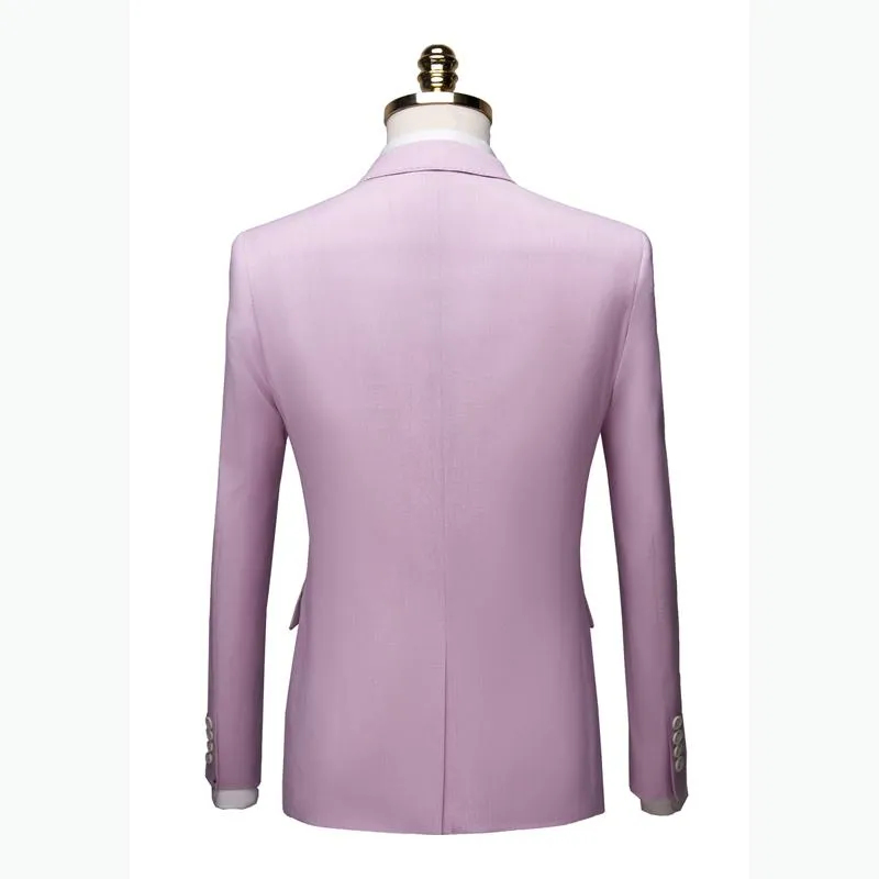 単品販売 ブティックスーツメンズスリーピンクの新郎21宴会韓国のカジュアルホストトレンドスーツブレザーズ チャッパ手拍子5号 アパレル メンズ服 Viskasprekybai Lt