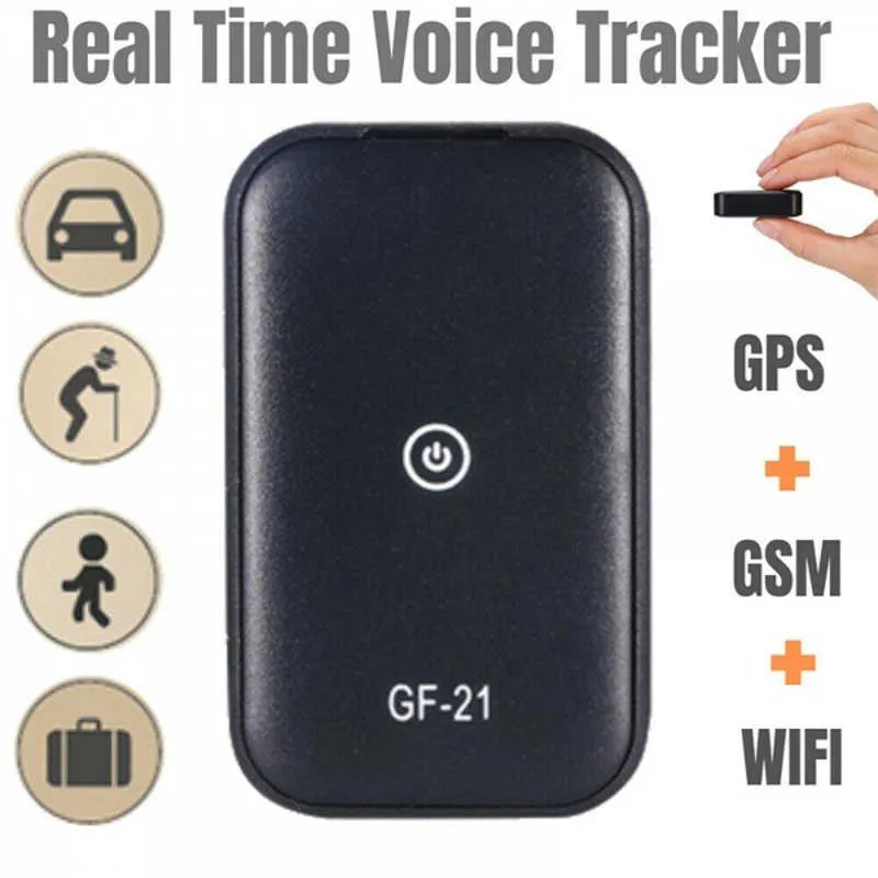 Qiilu Traceur GPS de voiture Localisateur de traceur GPS en temps réel