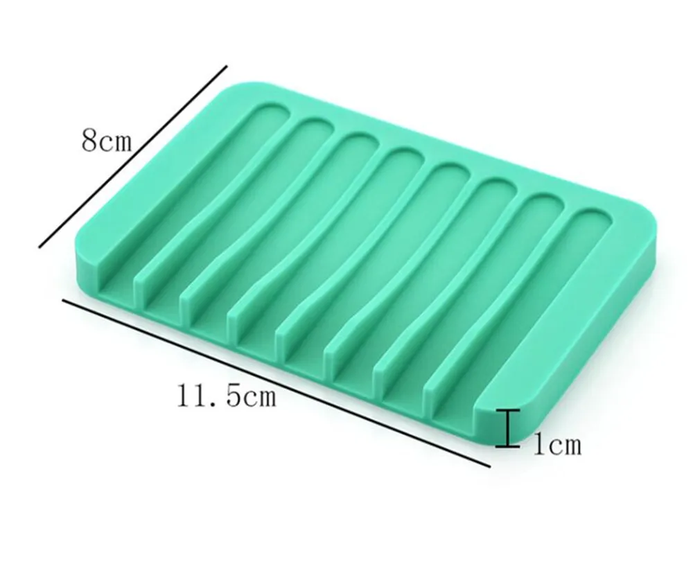 Wholesale Soap Holder Waterfall Dish Bar Tray Bathroom Kitchen Bathtub Silicone Saver Sponge