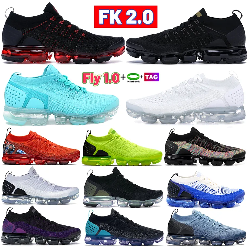 VM Fly 2.0 1.0 Buty do biegania Męskie trampki Chiński Nowy Rok Biały Czysta platyna Czarny Metaliczny Złoty Ciemnoszary Pakiet zwierzęcy Zebra Bred Kobiety Oddychające Designerskie buty sportowe